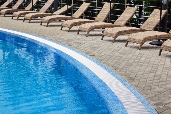 Cost of Poolside Hardscaping in Sanford